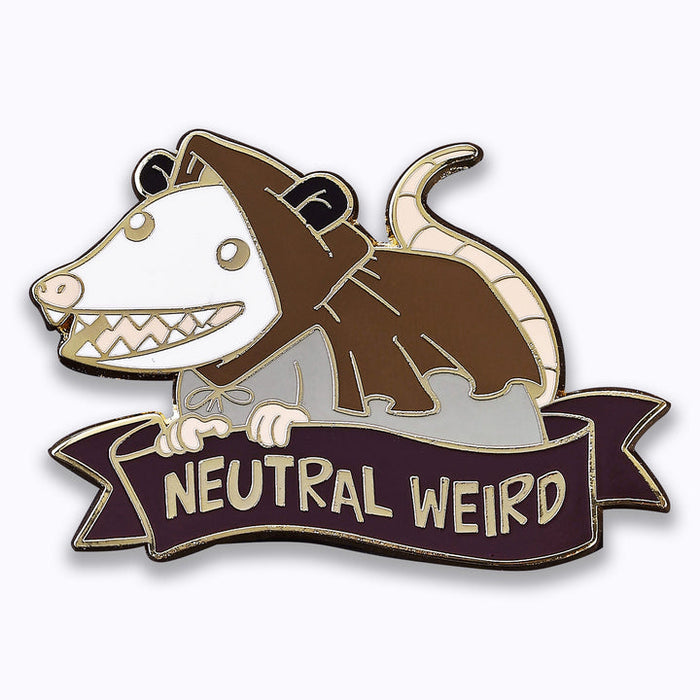 Alternative Alignments Pin - Neutral Weird - Opossum