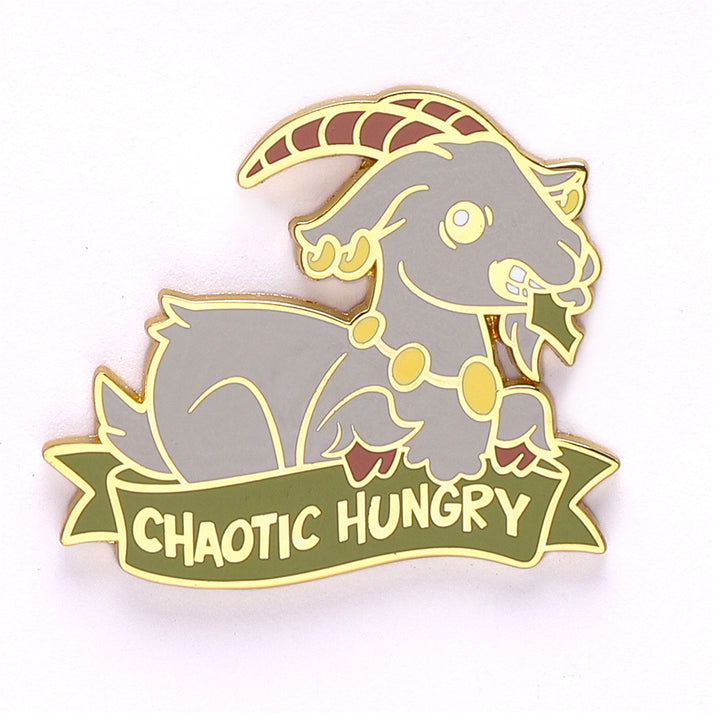 Alternative Alignments Enamel Pin -Chaotic Hungry-Goat