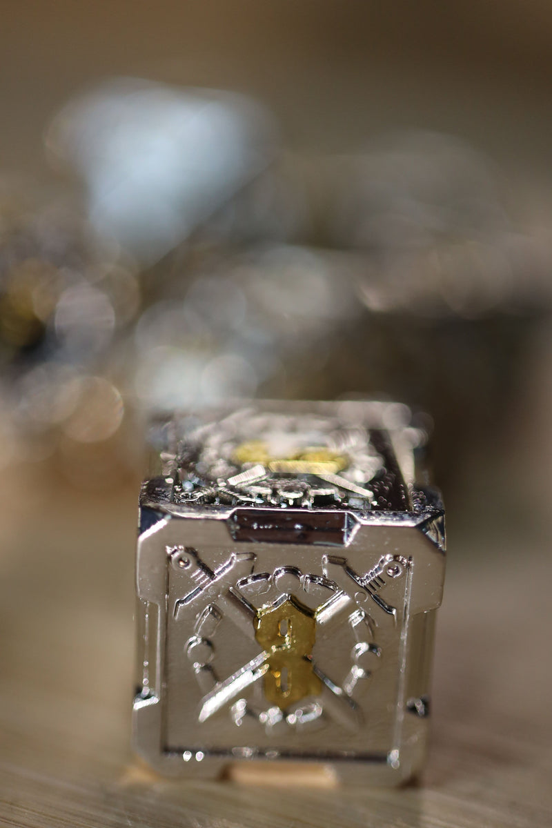 Crossed Swords: Holy Sword - Metal RPG Dice Set