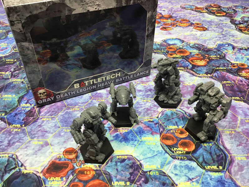 Battletech Gray Death Legion Heavy Battle Lance Forcepack