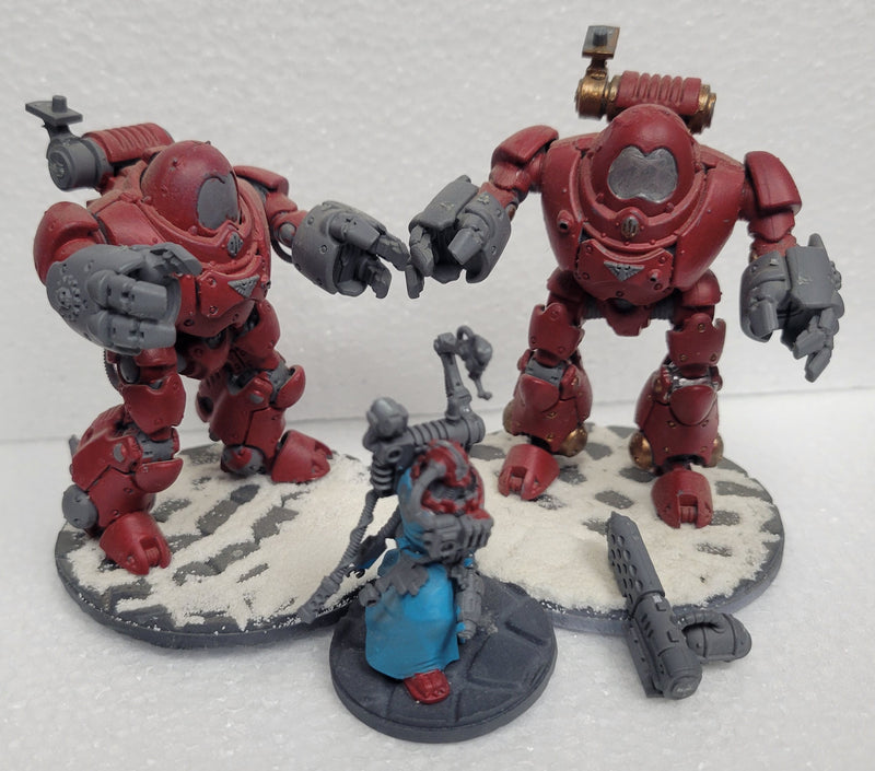 Kastelan Robots with Cybernetica Datasmith (Used Assembled & Painted)
