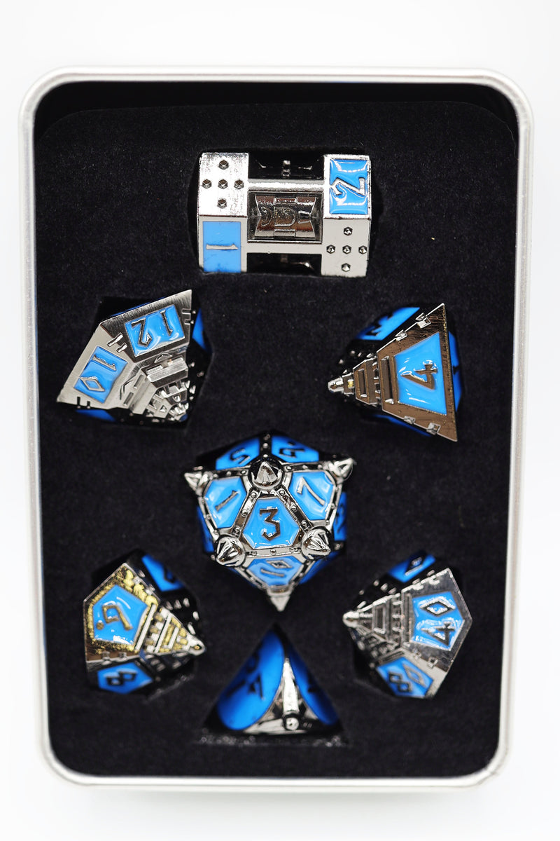 Dice 51: Kepler-452b - Metal RPG Dice Set
