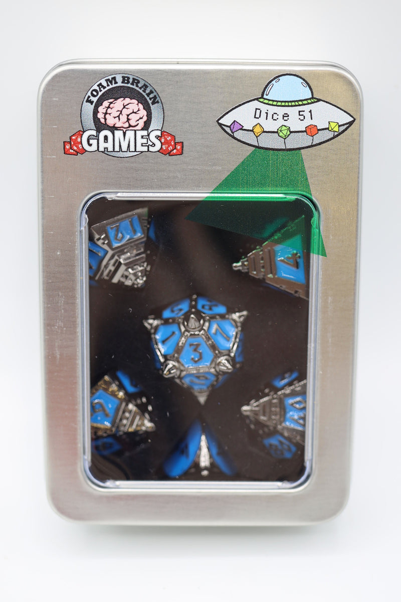 Dice 51: Kepler-452b - Metal RPG Dice Set