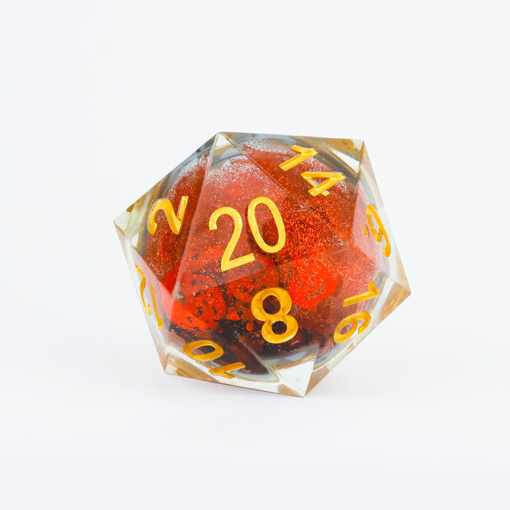 Sirius Dice: Snow Halloween Snow Globe 54mm D20