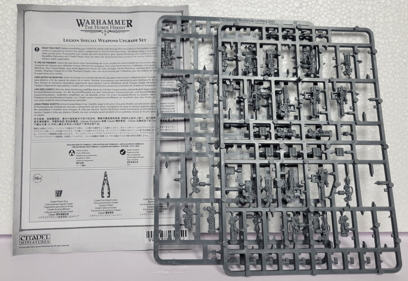 The Horus Heresy: Legion Special Weapons Upgrade Set  (Used On Sprue with Instructions Incomplete)