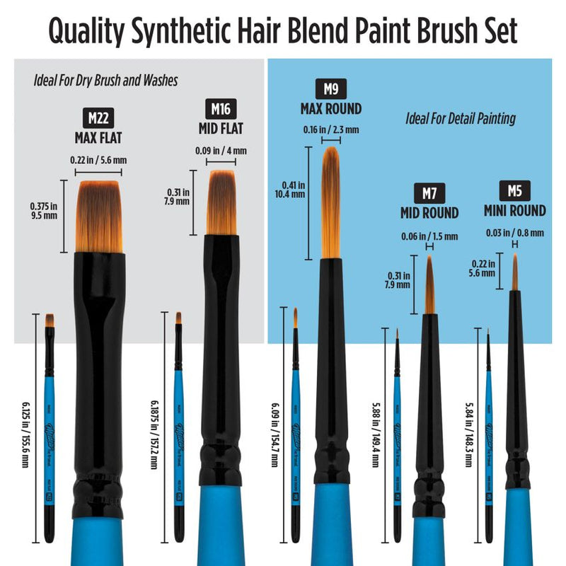 The Arsenal Paint Brush Set by Medea