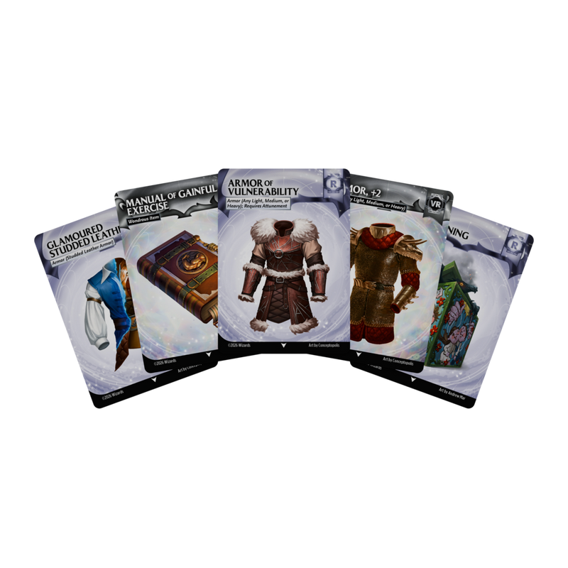 Dungeons And Dragons Magic Item Reference Cards: Rare and Very Rare Reference Cards