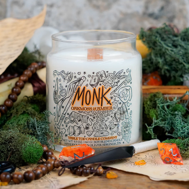 Monk Candle - 8.5 oz.