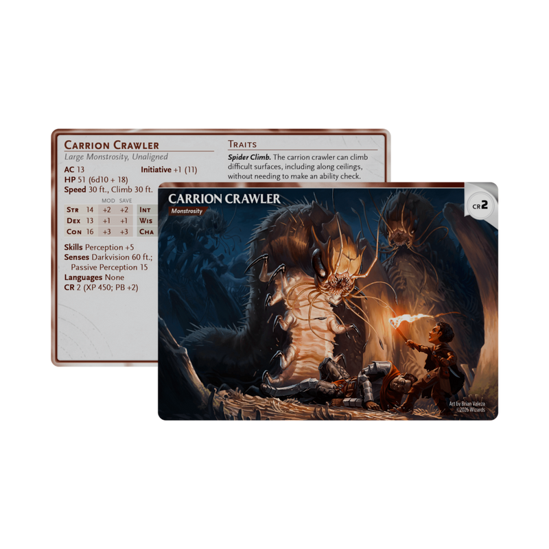 Dungeons And Dragons Monster Reference Cards: Fearsome and Ferocious