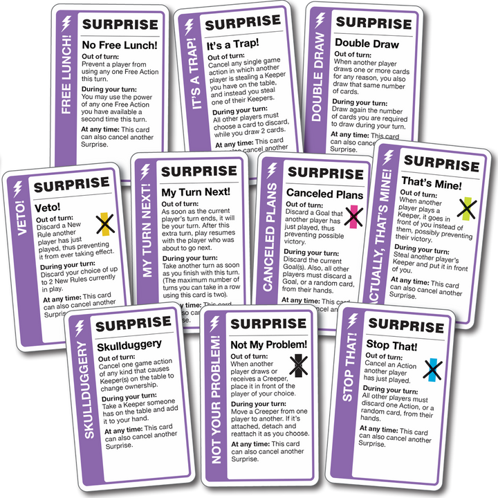 More Surprises Fluxx Expansion