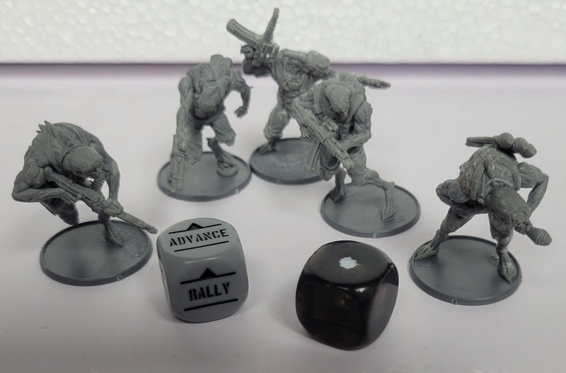 Nachtalben Squad with StG 44Z (Used Assembled & Unpainted)