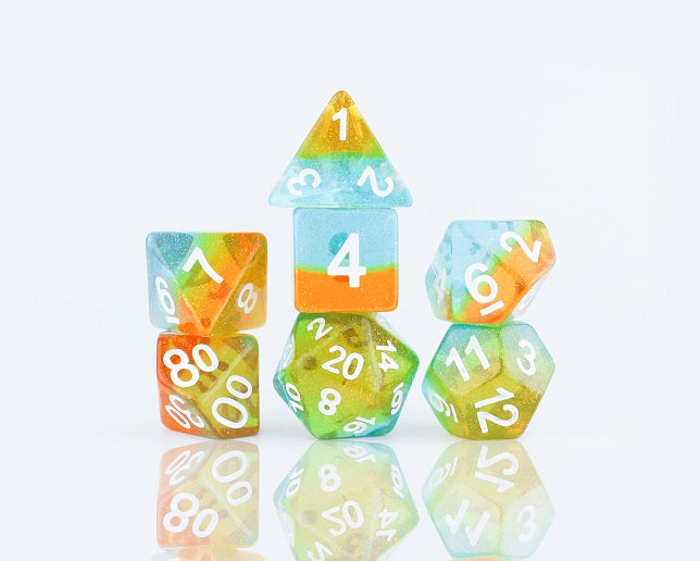 Sirius Dice: Celestial - Ocean Dusk 7 Piece Dice Set