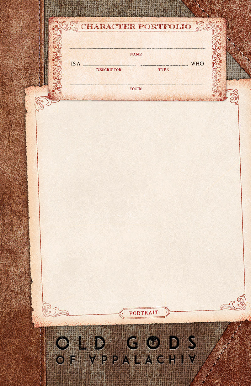 Old Gods of Appalachia RPG Character Portfolios
