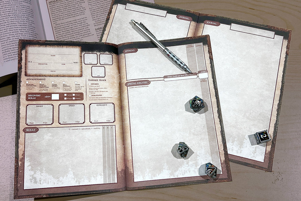 Old Gods of Appalachia RPG Character Portfolios