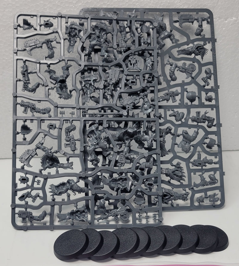 Ork Beast Snagga Boyz (Used Sprues & Bases)