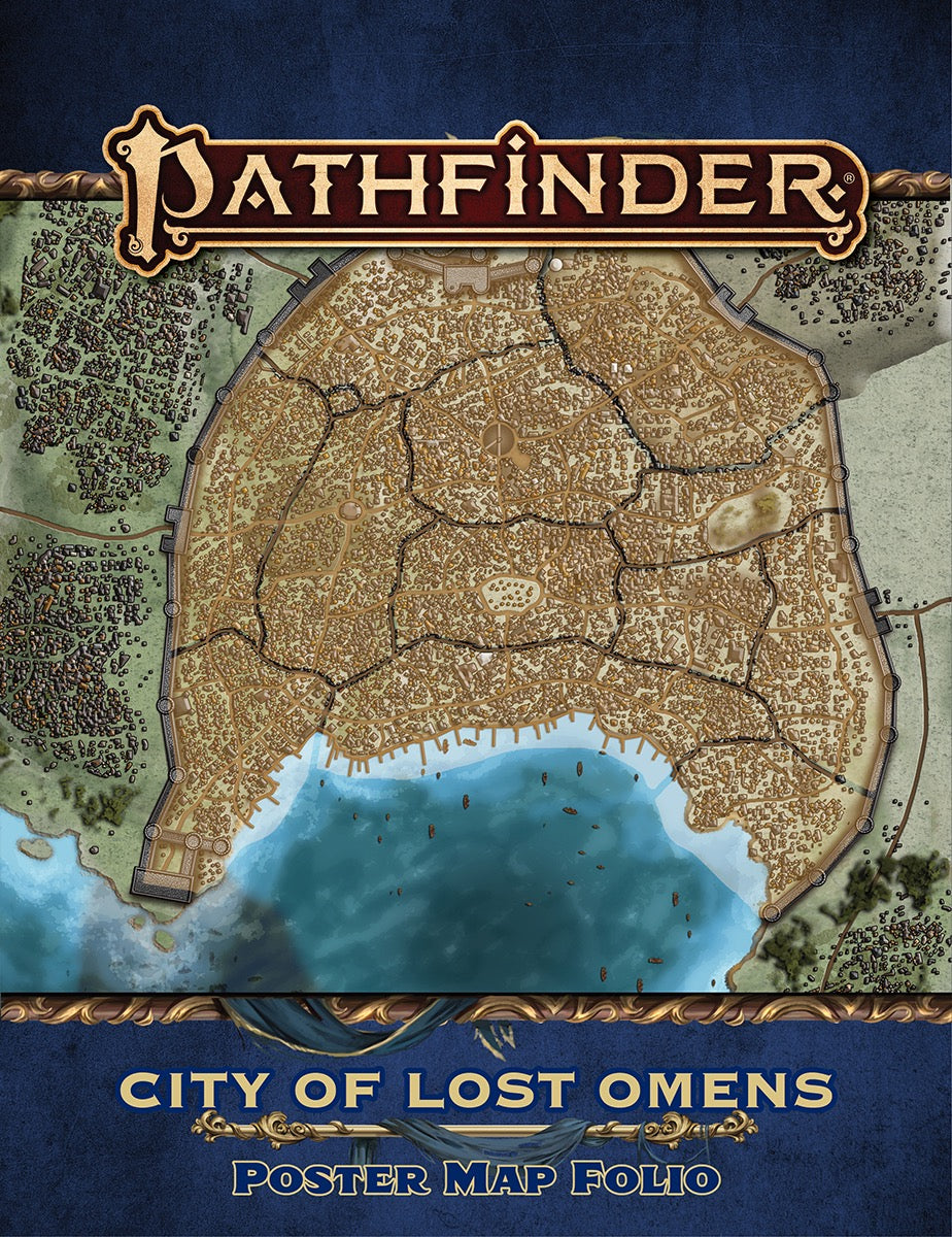 Pathfinder RPG: Second Edition: City of Lost Omens Poster Map Folio
