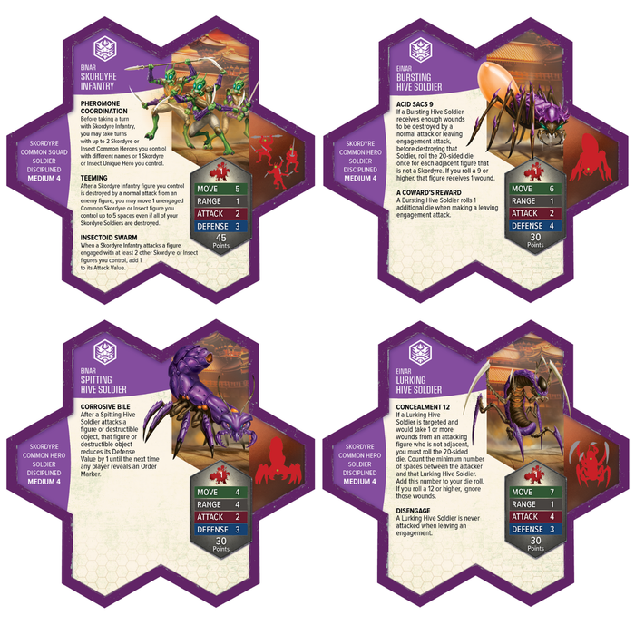 Heroscape: Skordyre Soldiers Common Army Expansion