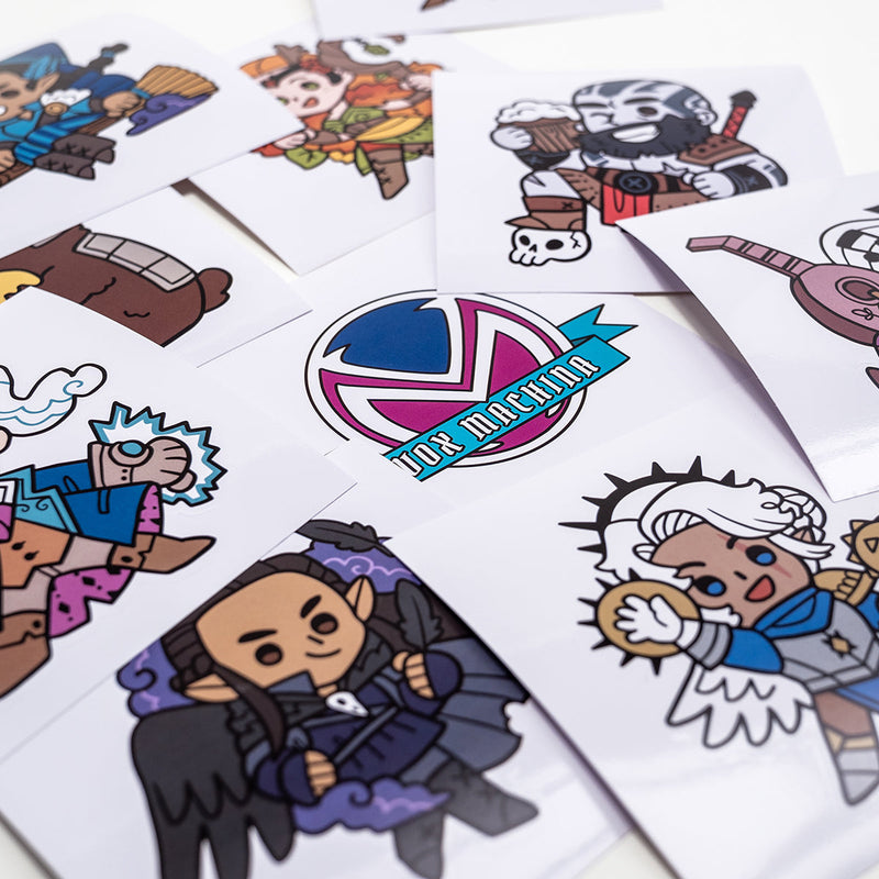 Vox Machina Chibi Vinyl Decals