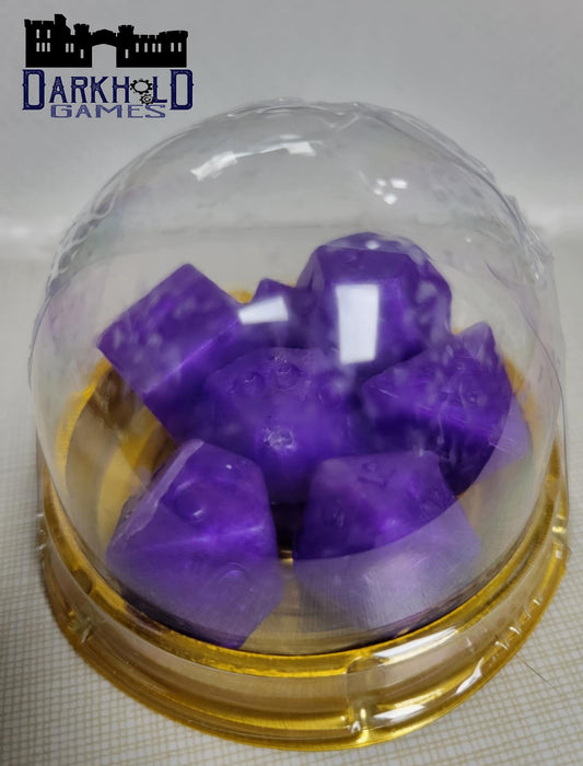 7 Piece Polyhedral RPG Dice Soap - Bard's Song