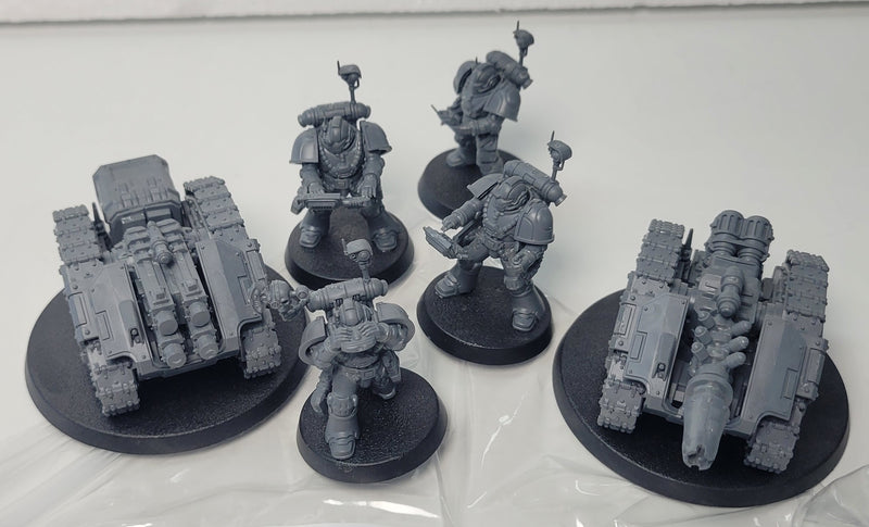 Rapier Quad Heavy Bolters and Graviton Cannon Battery (Used Assembled and Unpainted)