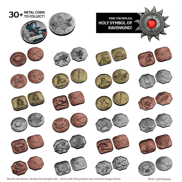 Dungeons & Dragons Castle Ravenloft Treasure Packs