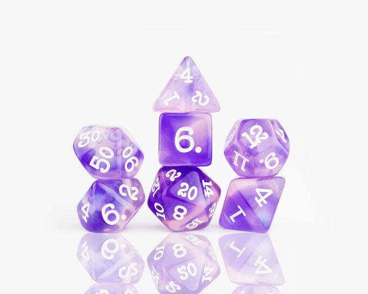 Sirius Dice: Purple Glaze 7 Dice Set