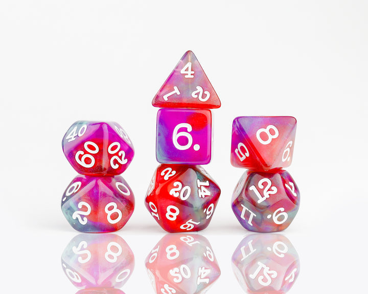 Sirius Dice: Dragonfruit 7 DIE SET