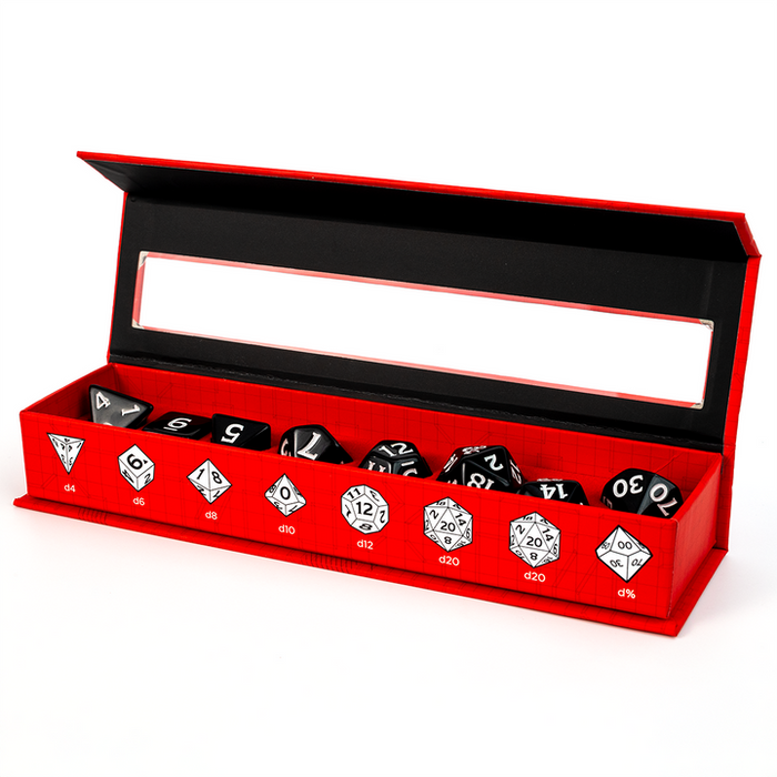 Dungeons & Dragons New Adventurer Dice Set - Black Dice