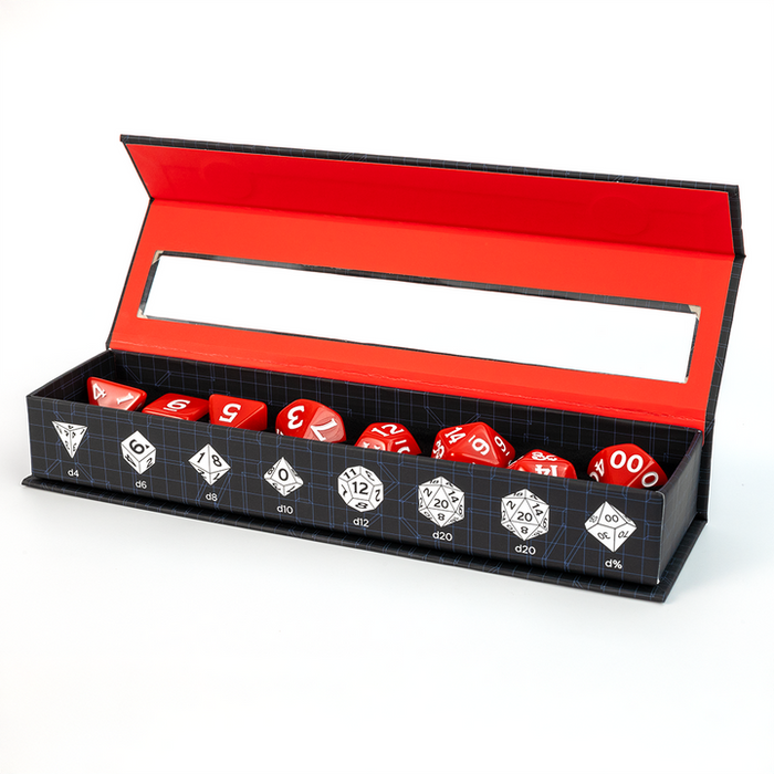 Dungeons & Dragons New Adventurer Dice Set - Red Dice
