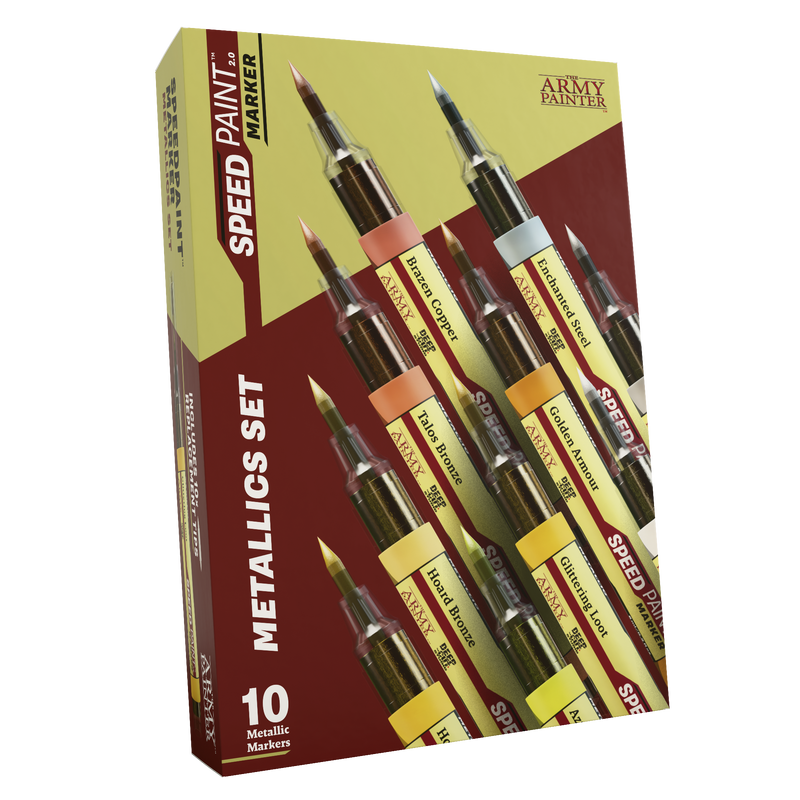 Army Painter Speedpaint Marker: Metallics Set