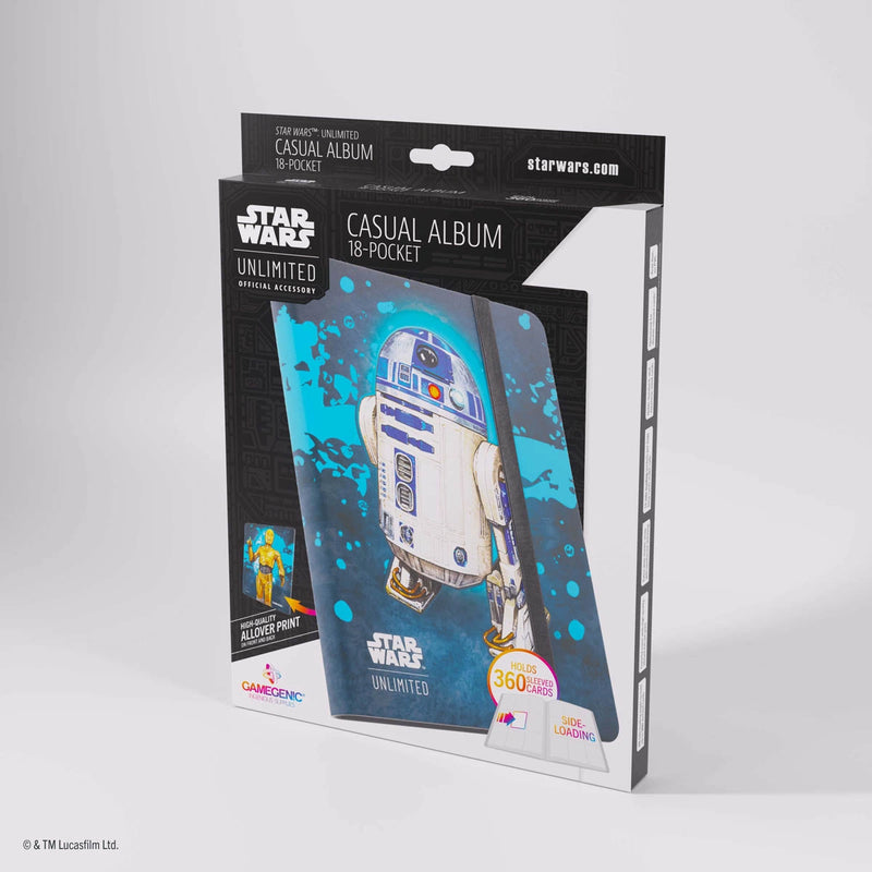 Star Wars: Unlimited 18-Pocket Album (C-3PO/R2-D2)