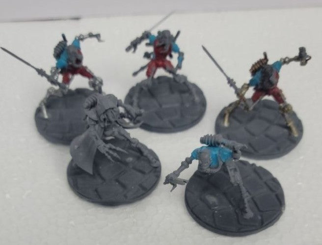 5x Sicarian Ruststalkers (Used Assembled & Mostly Painted)