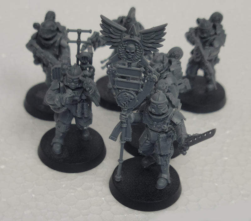 Solar Auxilia Tactical Command Section (Used Assembled and Unpainted)