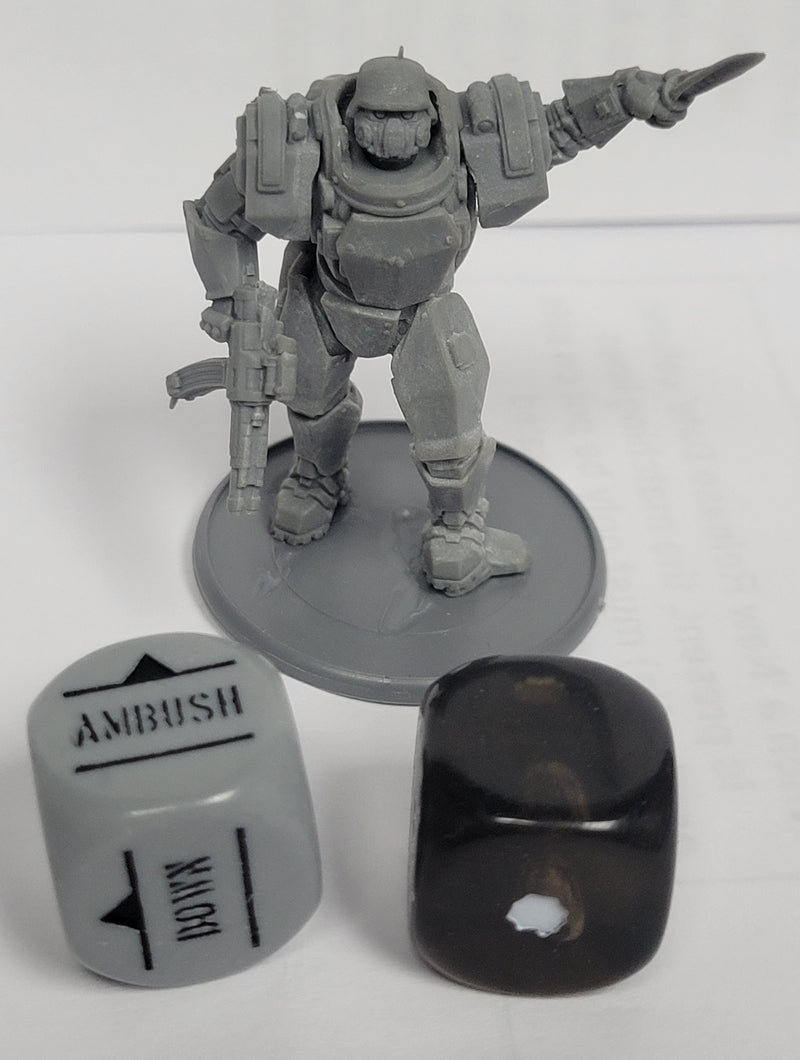 Stahltruppen Platoon Commander (Starter Box Exclusive) (Used Assembled & Unpainted)