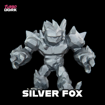 Silver Fox Metallic Acrylic Paint 22ml Bottle