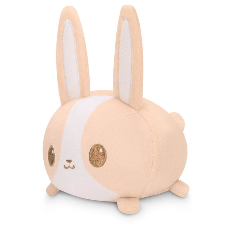 Plushie Tote Bag: Light Brown Bunnies & Veggies Tote Bag + Light Brown Bunny Plushie