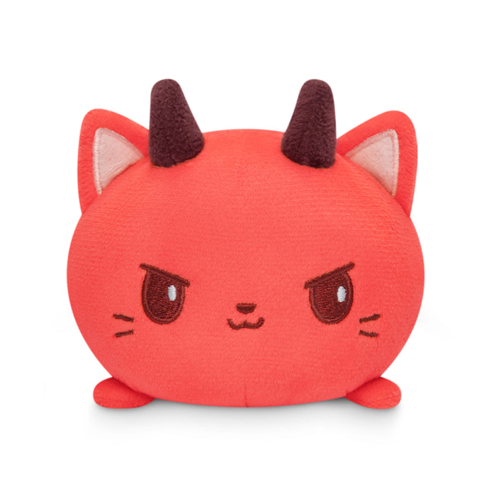 Plushie Tote Bag: Red Devil Cats Tote Bag + Red Devil Cat Plushie