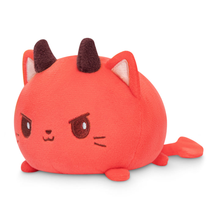 Plushie Tote Bag: Red Devil Cats Tote Bag + Red Devil Cat Plushie