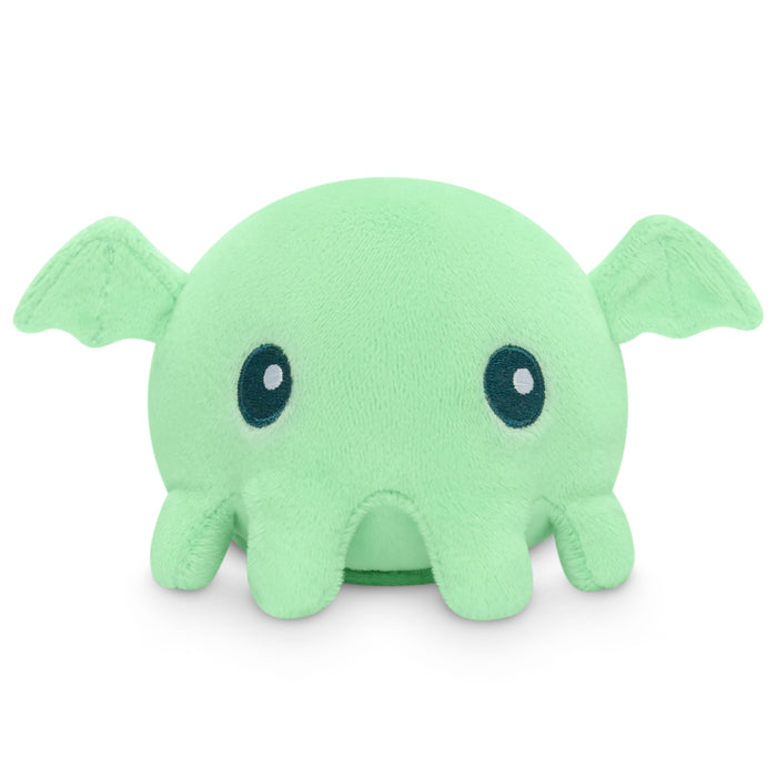 Plushie Tote Bag: Dark Green Tabletop Gaming Tote Bag + Mint Cthulhu Plushie