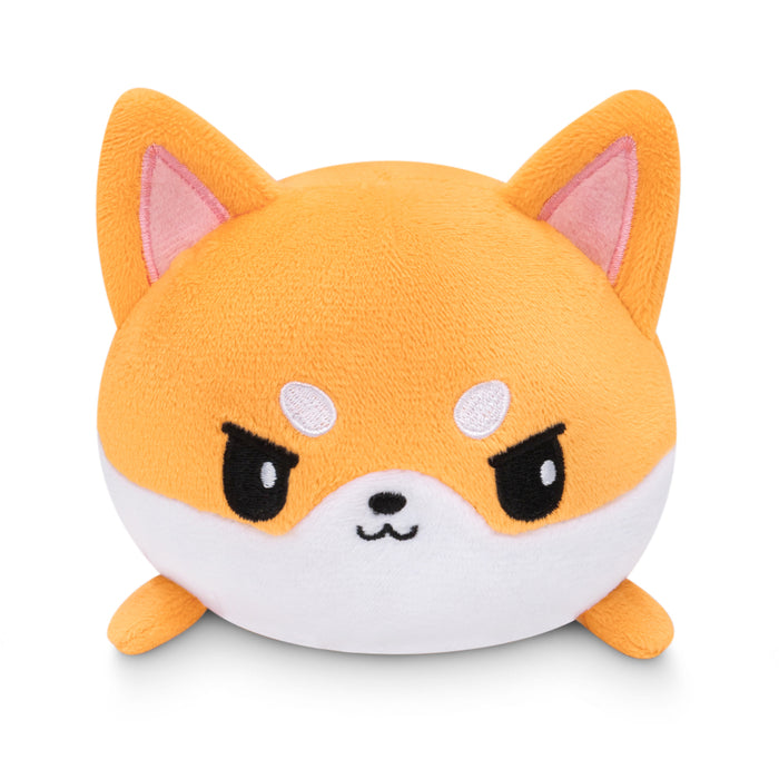 Plushie Tote Bag: Orange Ramen Tote Bag + Orange Shiba Inu Plushie