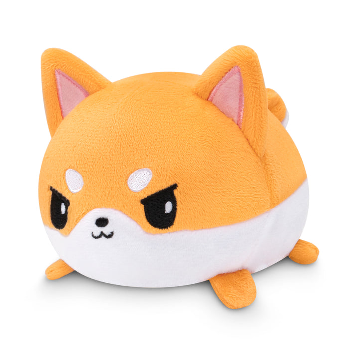 Plushie Tote Bag: Orange Ramen Tote Bag + Orange Shiba Inu Plushie