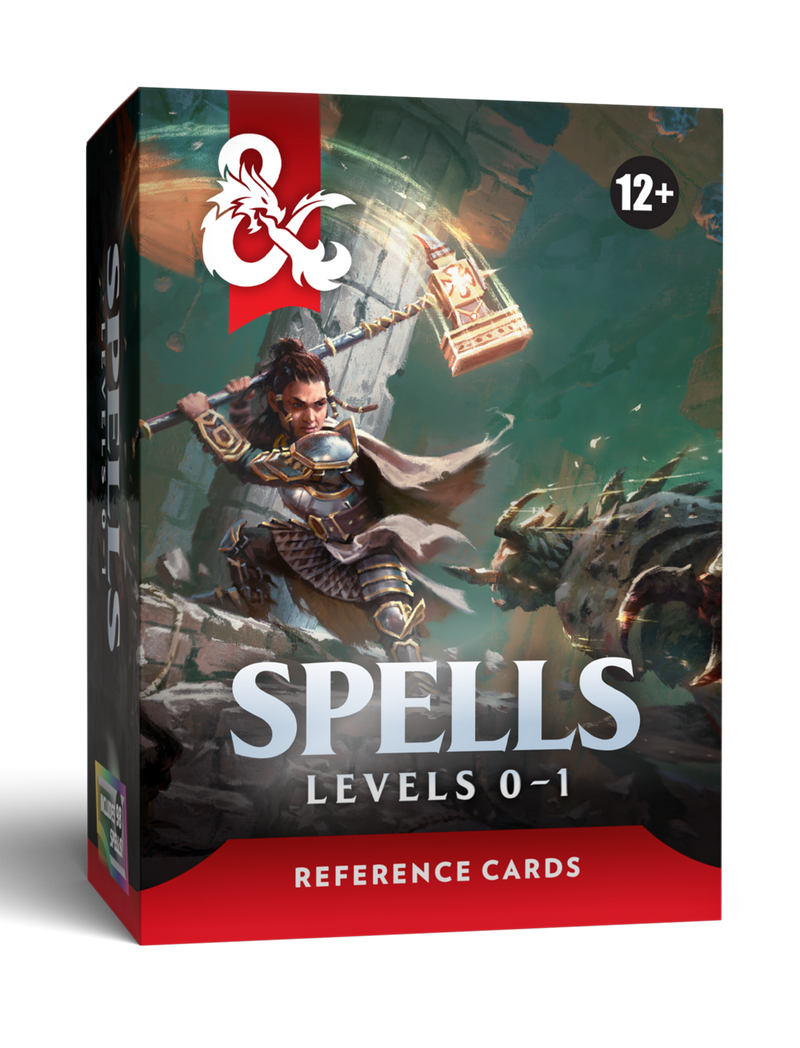 Dungeons And Dragons Spell Reference Cards: Levels 0–1