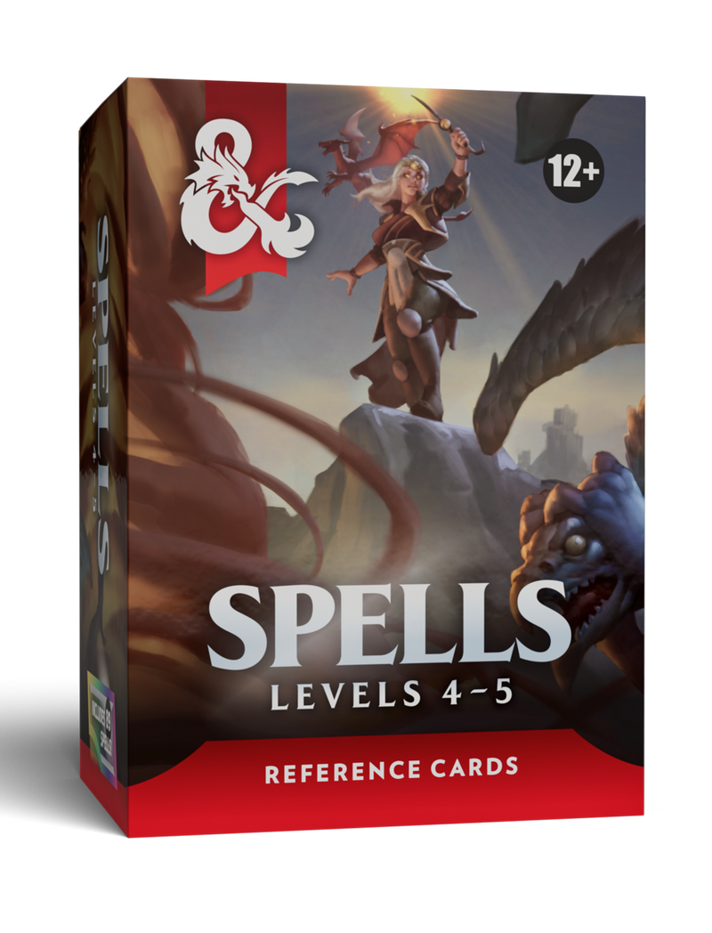 Dungeons And Dragons Spell Reference Cards: Levels 4–5