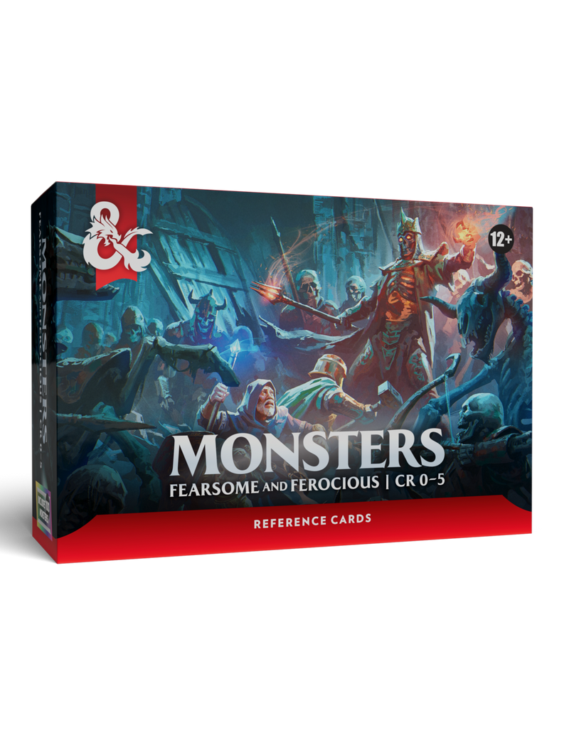 Dungeons And Dragons Monster Reference Cards: Fearsome and Ferocious