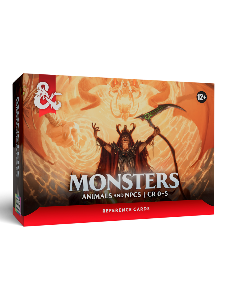 Dungeons And Dragons Monster Reference Cards: Animals and NPCs