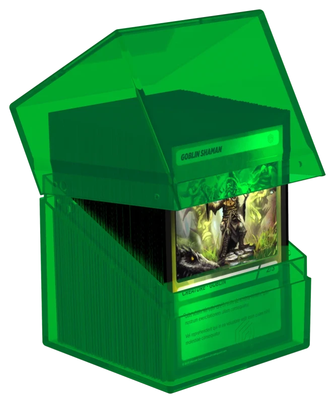 Deck Case 100+ Boulder - Clear Emerald