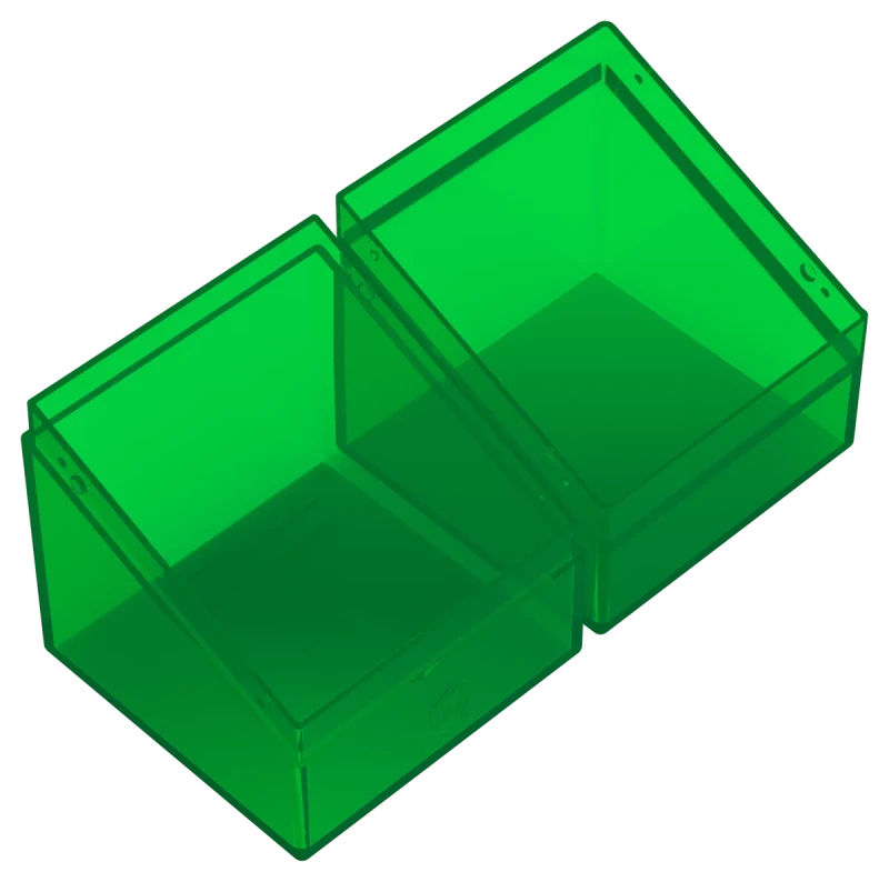 Deck Case 100+ Boulder - Clear Emerald