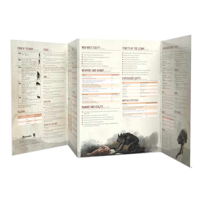 Werewolf: The Apocalypse 5th Edition Storyteller's Screen & Toolkit
