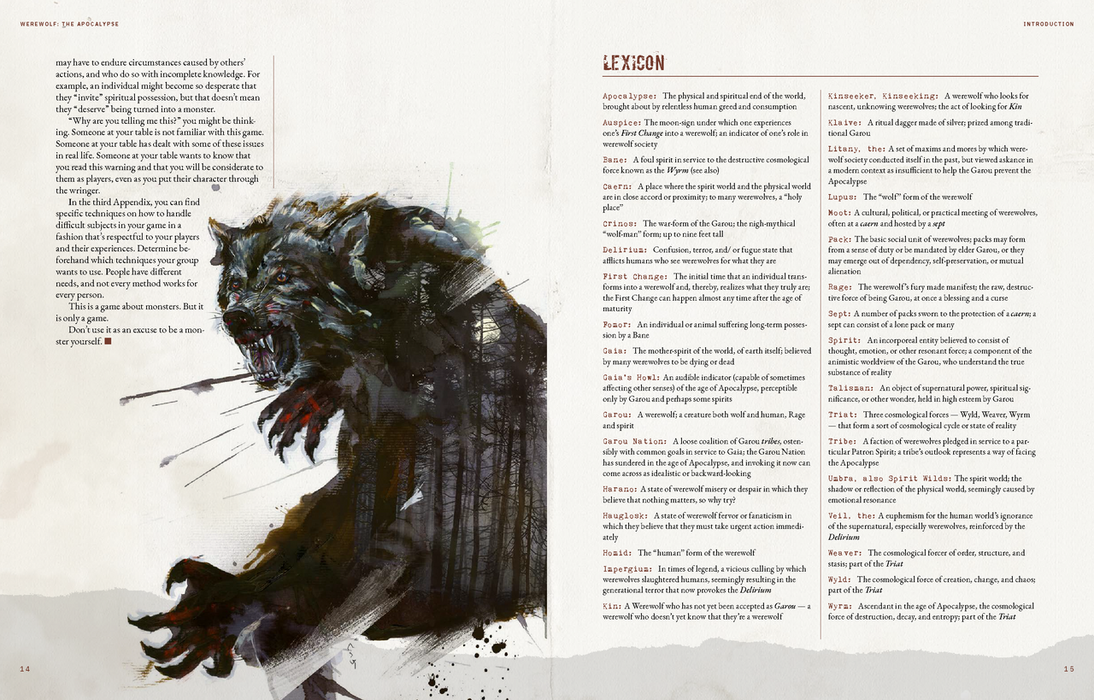 Werewolf: The Apocalypse 5th Edition Core Rulebook