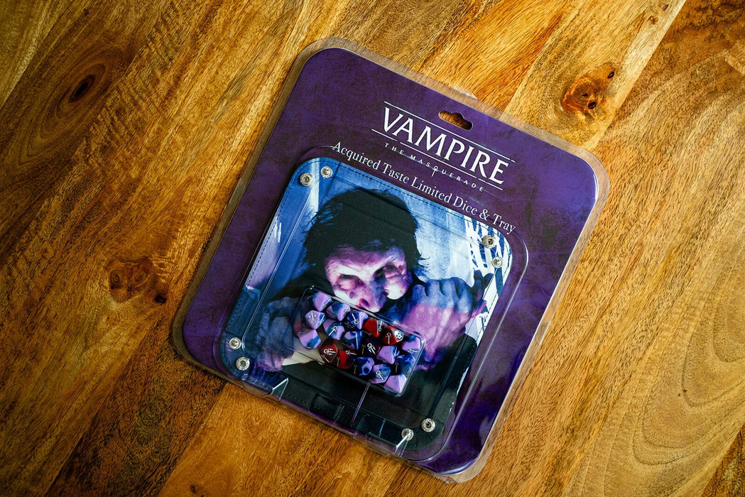 Vampire: The Masquerade 5th Edition  Acquired Taste Limited Dice & Tray Accessory Pack